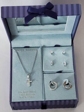 Brand New! Inspirational Cubic Zirconia Jewelry Giftset A perfect gift for Mom!